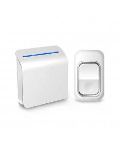 Timbre Inalámbrico Fujitel TI290 220V 48 Melodías Blanco