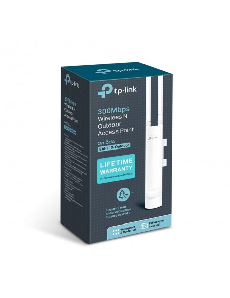 ACCESS POINT OUTDOOR AURANET N300  2.4GHZ POE