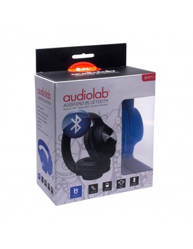 AUDIFONO BLUETOOTH BH973 AZUL AUDIOLAB
