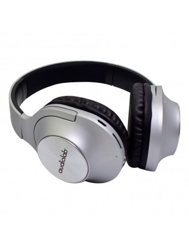 AUDIFONO BLUETOOTH BH973 PLATA AUDIOLAB