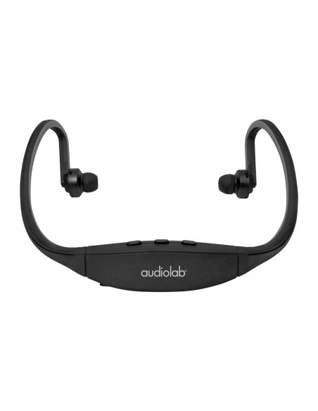 Audífono Sport Manos Libres Audiolab BT/ST/FM/M.SD BLACK/BLACK