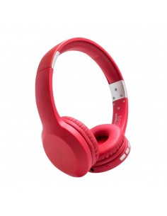 AUDIFONOS POLAROID BLUETOOTH DE ALTA FIDELIDAD ROJO