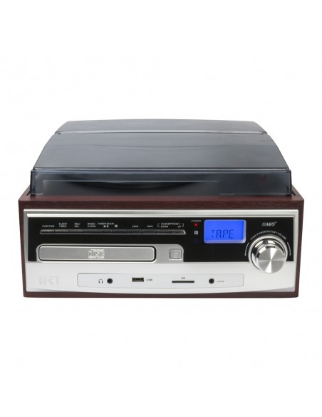 TOCADISCO IRT VINTAGE80 USB/SD/ RADIO FM/ AUX/ BT/ CD/CASSETTE
