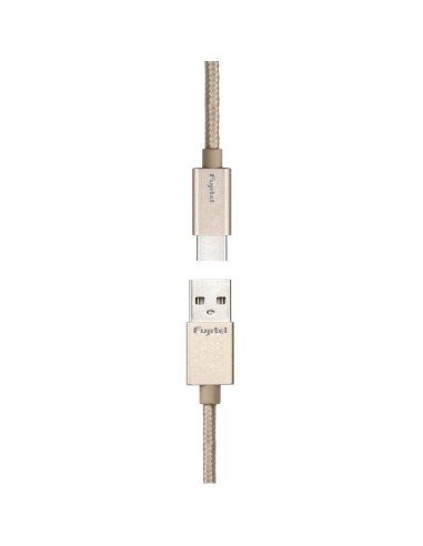 Cable Fujitel Braided USB-TYPE C Gold