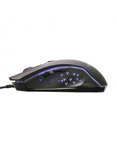 MOUSE GAMING XTRIKE ME 2400 DPI NEGRO 6 BOTONES/ LUCES COLORES