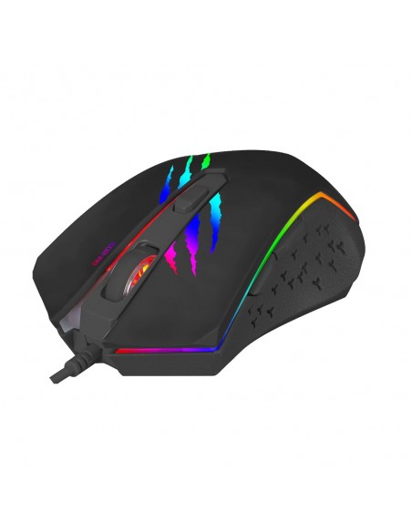 MOUSE GAMING XTRIKE ME 2400 DPI NEGRO 6 BOTONES/ LUCES COLORES
