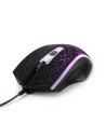 MOUSE GAMING XTRIKE ME 1200 DPI NEGRO 4 BOTONES/ LUCES COLORES