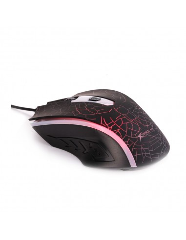 MOUSE GAMING XTRIKE ME 1200 DPI NEGRO 4...