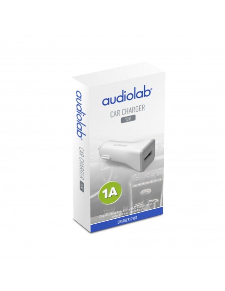 CARGADOR AUTOMOVIL 12V-24V/5V-1A AUDIOLAB