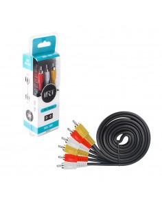 CABLE 3 RCA MACHO - 3 RCA MACHO - 3 MTS  IRT