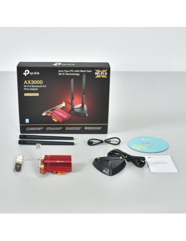 ADAPTADOR PCIe AX3000 Wi-Fi 6 BLETOOTH 5.0
