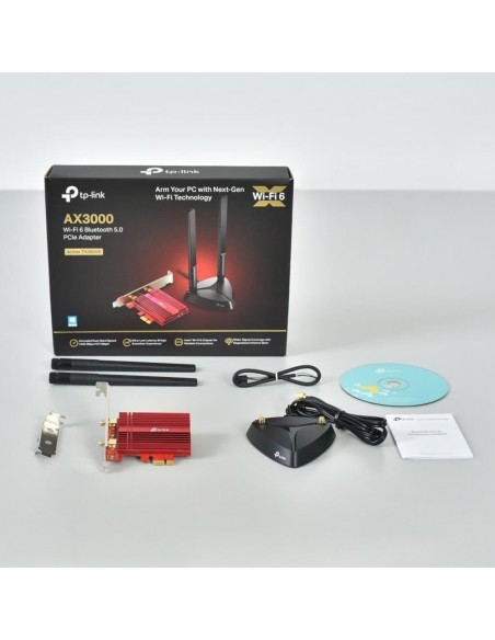 ADAPTADOR PCIe AX3000 Wi-Fi 6 BLETOOTH 5.0