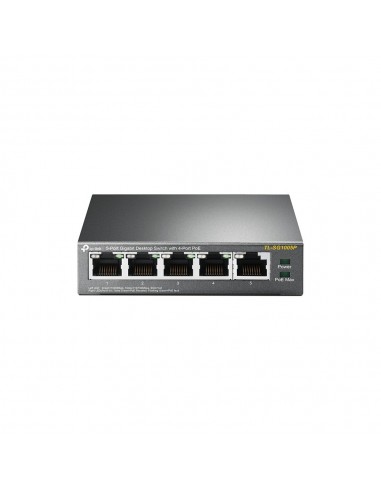 SWITCH DE SOBREMESA DE 5 PUERTOS GIGABIT CON 4 PUE