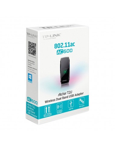 ADAPTADOR INALAMBRICO USB DUAL BAND AC600 (T2U)