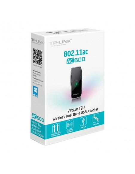 ADAPTADOR INALAMBRICO USB DUAL BAND AC600 (T2U)