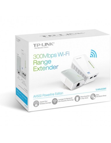 KIT POWERLINE 300 Mbps wifi 500 Mbps  Lan(TL-WPA42