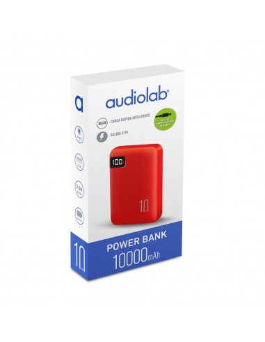 POWERBANK 10.000 Mah 2USB CON PANTALLA AUDIOLAB...