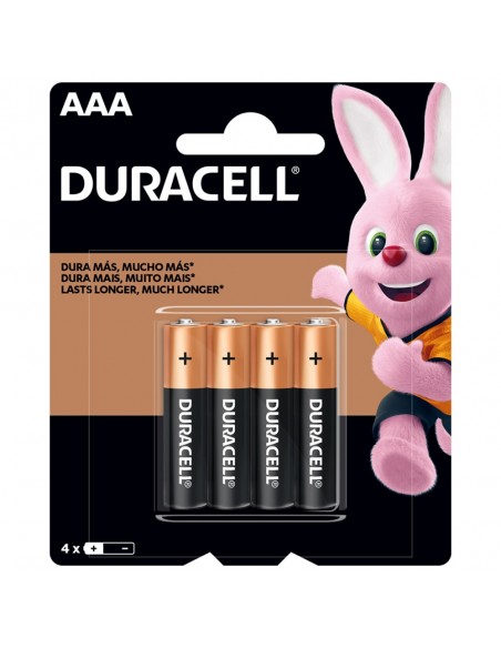 PILA ALCALINA CB AAA X4 DURACELL