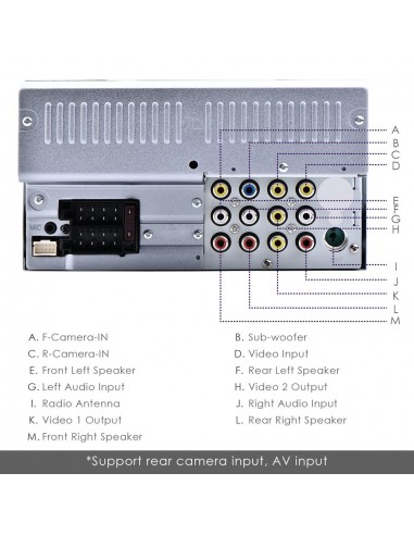 Radio 2Din Nakamichi NA-3020