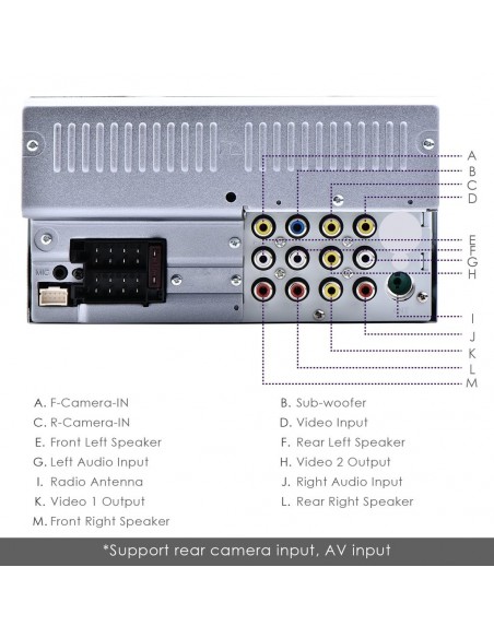 Radio 2Din Nakamichi NA-3020