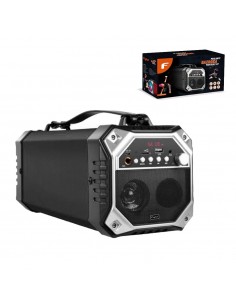 BAZOOKA BT FUJITEL 15W/4"/USB/FM/MIC CABLE NEGRO