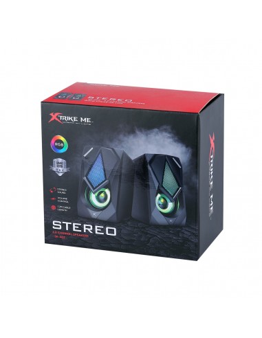 XTRIKEME SPEAKER 2.0 LUCES/USB/AUX SK-402