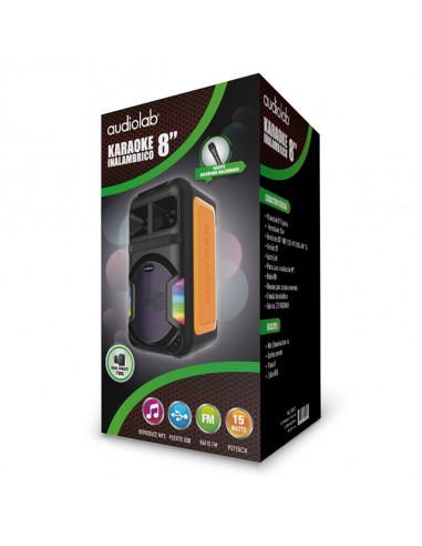 AUDIOLAB KARAOKE BT 8" TWS/FM/USB/SD/AUX/ 15W