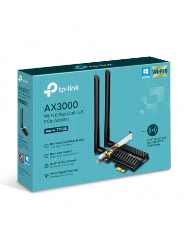 ADAPTADOR PCIe AX3000 Wi-Fi 6 BLUETOOTH 5.0