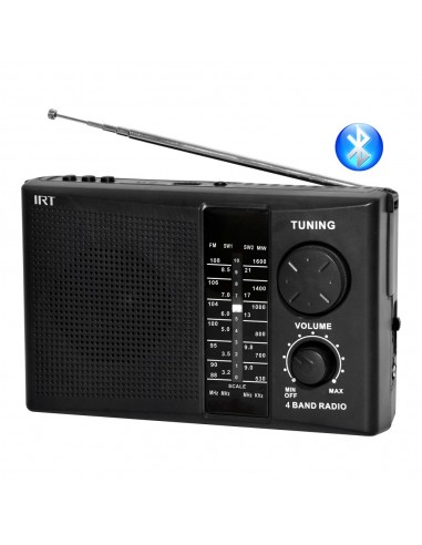 Radio Marca IRT AM/FM/SW/USB(BLUETOOTH)/MSD/ 4...