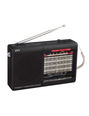 Radio IRT AM/FM/SW/USB/MSD  9 Bandas...