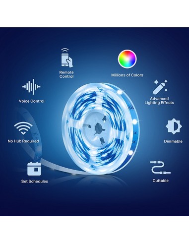 TIRA DE LUZ 5M LED WI-FI INTELIGENTE TAPOL900-5...