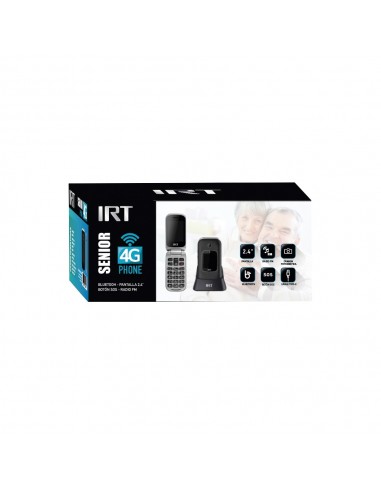 Celular Senior 4G Clamshell Negro IRT