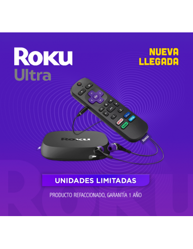 ROKU ULTRA HD / 4K / HDR (reacondicionado)
