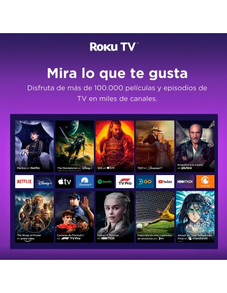 Smart TV 32” HD ROKU CAIXUN