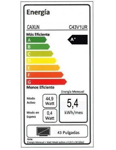 Smart TV 43” UHD ROKU CAIXUN