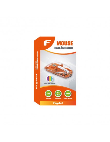 MOUSE INALAMBRICO CON LUZ FUJITEL