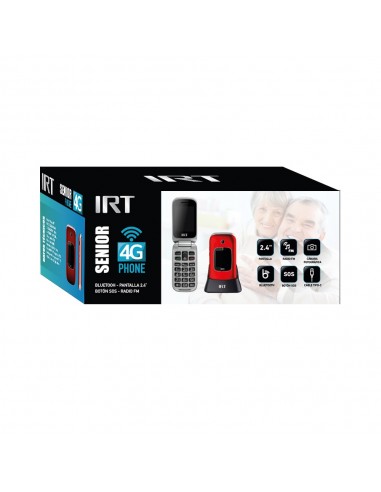 Celular Senior 4G Clamshell Rojo IRT