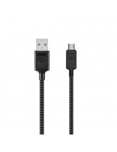 Cable Micro USB a USB-A 1.2 Mt Rugged Dusted negro