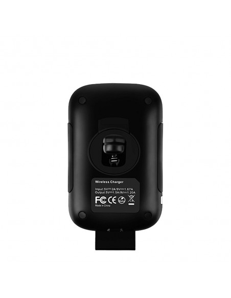 Cargador inalambrico Robot para Auto 10W Dusted negro