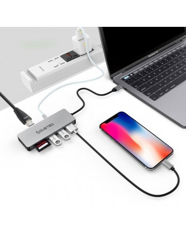 HUB USB-C de 7 puertos DUSTED