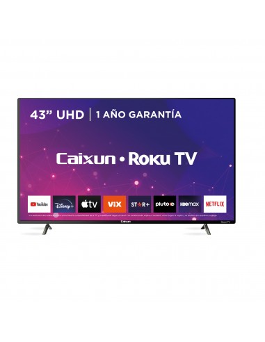 Smart TV 43” UHD ROKU CAIXUN