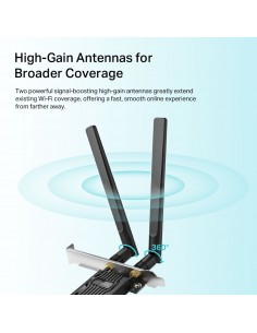 Adaptador Archer TX20E PCIe AX1800 Wi-Fi 6 Bluetooth 5.2...