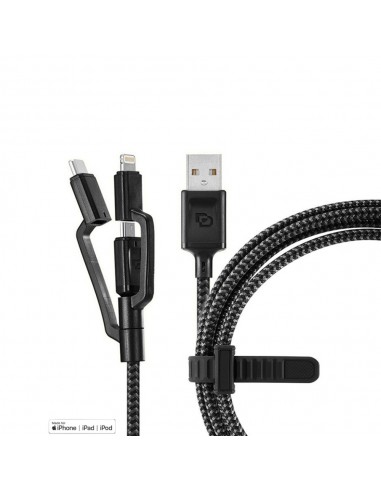 Cable 3-en-1  1.5 Mt  Rugged Dusted