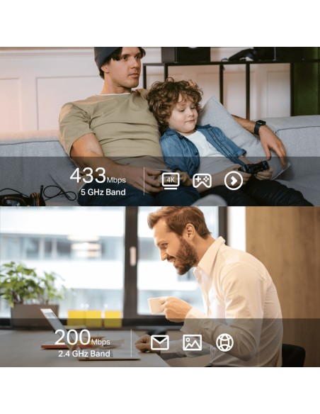 Adaptador USB AC600 Nano Wi-Fi Bluetooth 4.2 Archer T2UB Nano TPLink