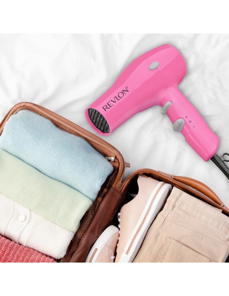 Secador De Pelo Compacto Iónico Pink Revlon