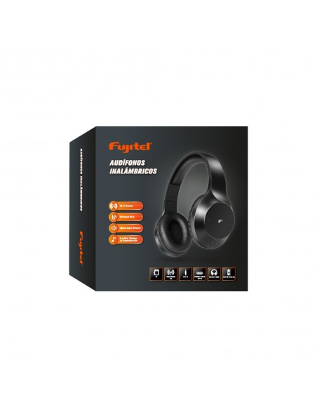 AUDÍFONOS INALÁMBRICOS FUJITEL BH-662 NEGRO