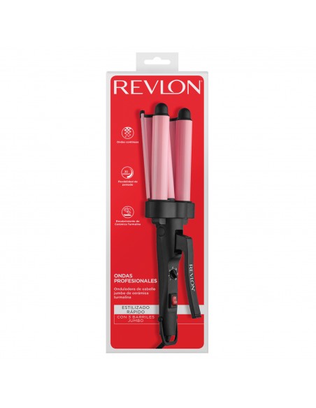 Ondulador Waver Jumbo Revlon Rosa Edición Limitada