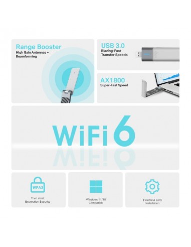 Adaptador Archer TX20UH USB inalámbrico de alta...