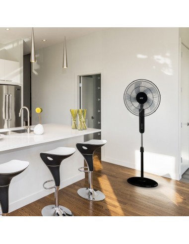 Ventilador 16" Pedestal Negro