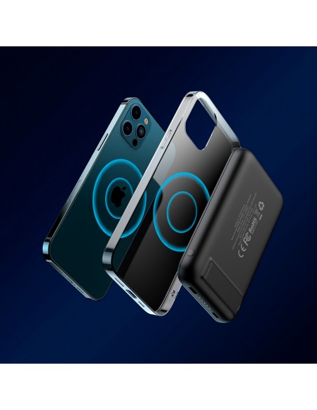 Bateria externa inalambrica Magnetica 5000mAh Carga Rapida Dusted